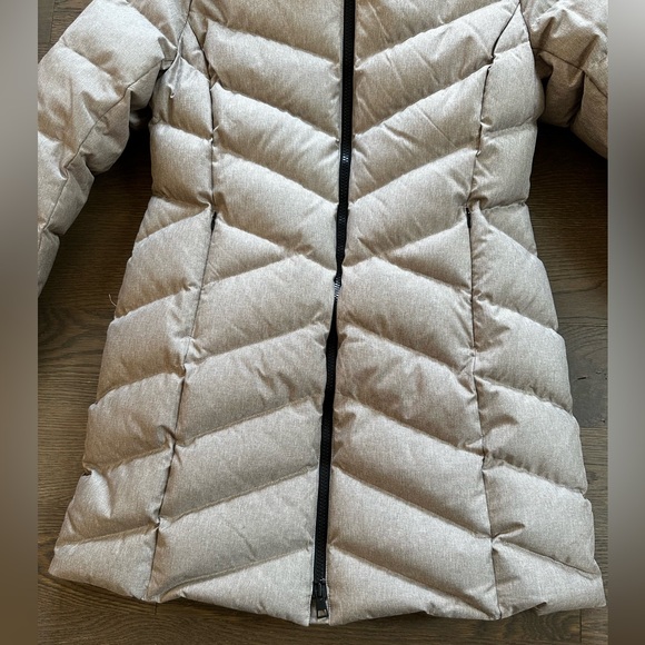 Soia & Kyo Sporty Down Jacket Coat Parka Size Large Brushed Fawn - Picture 14 of 16